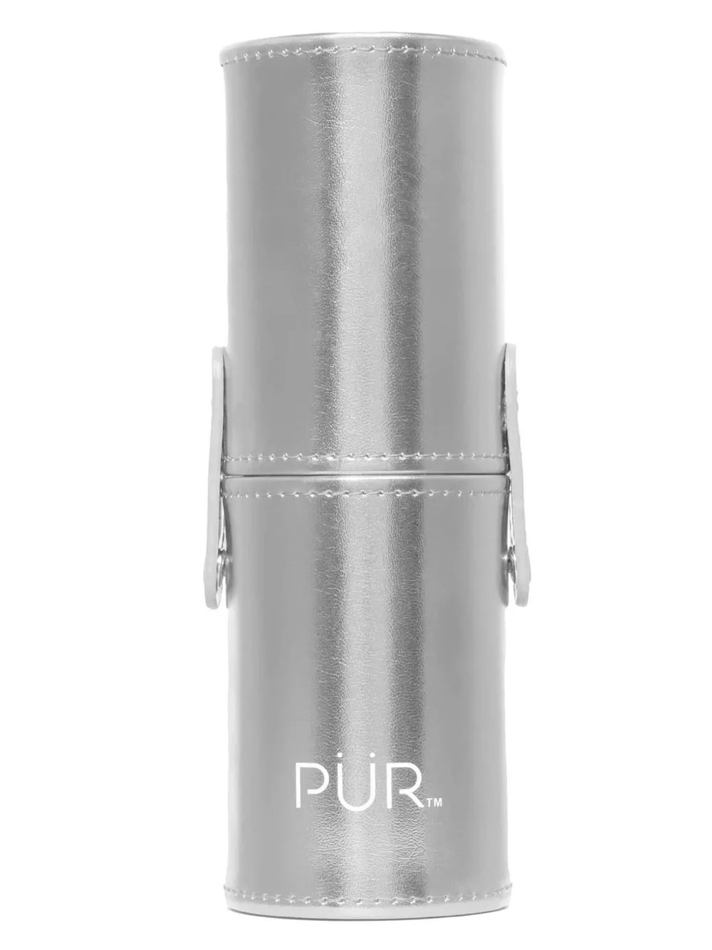 PUR 5-Piece Makeup Brush Set with Silver Case
